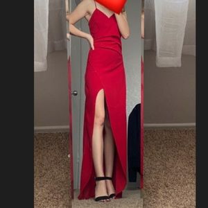 Red prom dress
